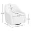 Levi Boucle Swivel Barrel Chair-1966005566