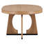 Table de salle à manger ronde pour 4 avec chaises, ensemble de table de salle à manger extensible avec rallonge centrale amovible, ensemble de table de salle à manger rétro 5 pièces à motif géométrique unique