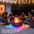 30" Round Steel Smokeless Fire Pit Table with Colorful RGB Light, 50000 BTU Outdoor Warm Table for Patio Backyard Garden, Suitable for Family Gatherings