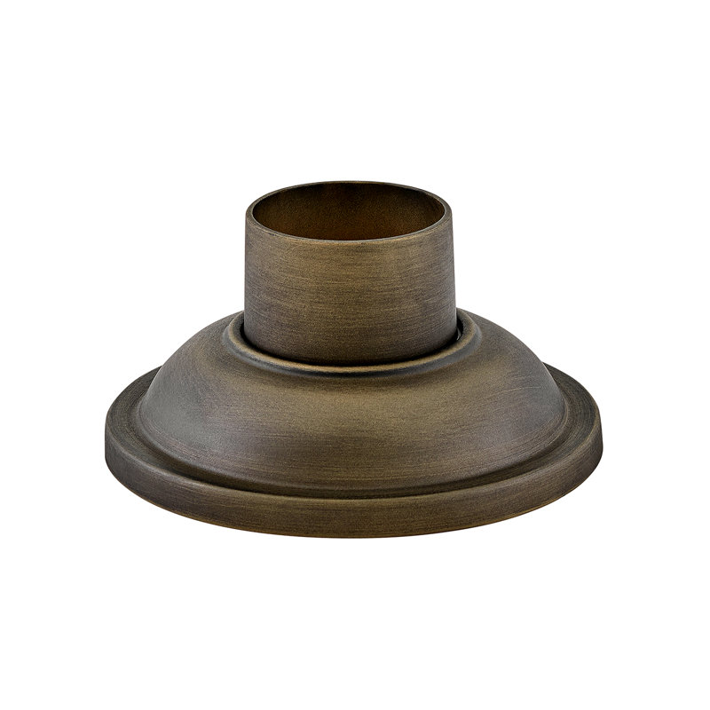 Burnished Bronze 7-Inch Aluminum Pier Mount Base