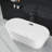67 in Acrylic Freestanding Bathtub - Extra Deep Soaking Tub for Adults, Stand Alone Tub with Integrated Overflow Drain, cUPC Certified Modern Bathroom Tub, White