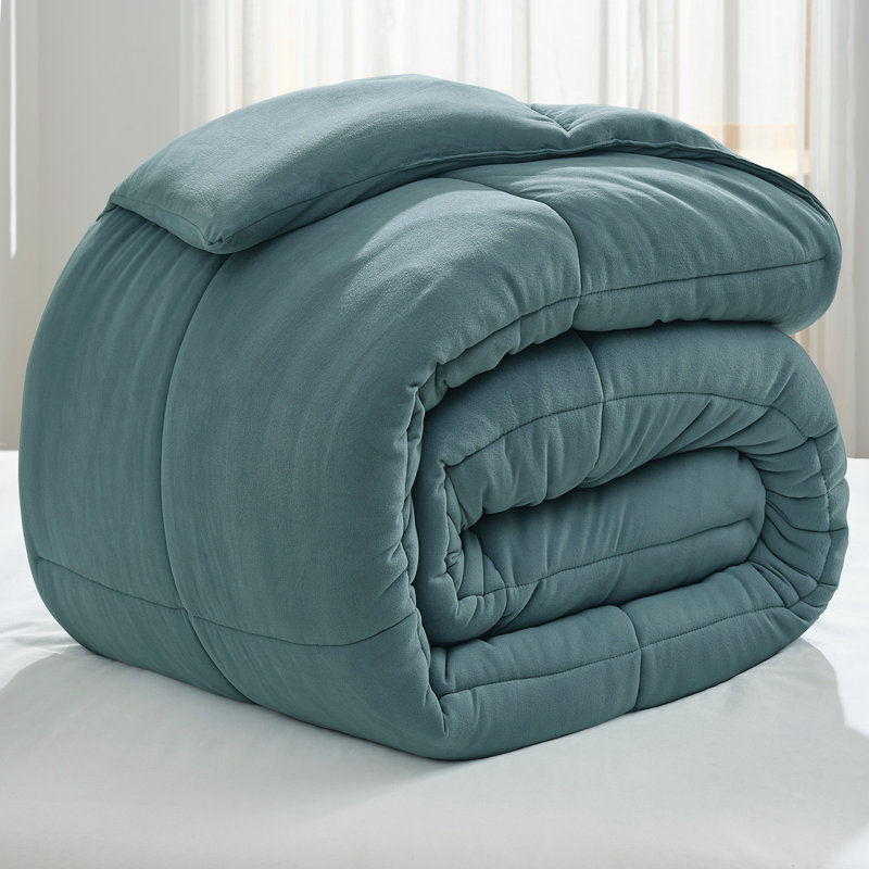 If My Bed Was a Hippo - Coma Inducer® Oversized Queen Comforter - Tanzania Teal, Queen Comforter, Teal