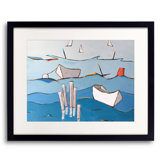 Choppy Waters Print by Phyllis Adams