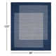 Nevins Handmade Navy/White Rug