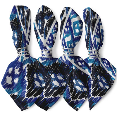 Ocala Polyester Ikat Square Napkin