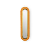 Lens Super Oval Wall Light - DIMTRIAC LED - Gold - Wood Veneer - Orange Shade
