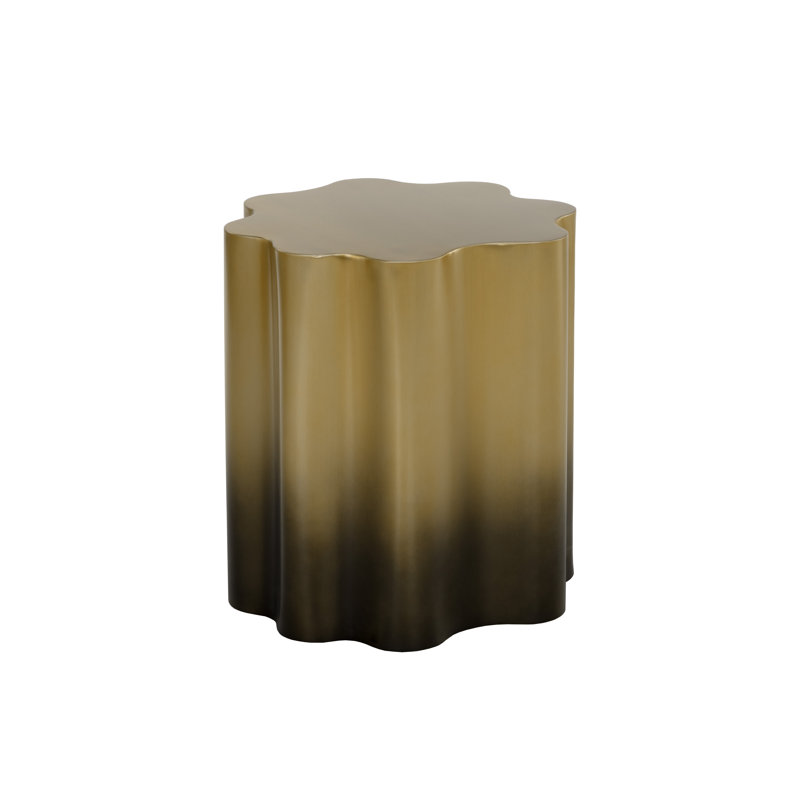 Ikon End Table, Stainless Steel