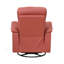 Fauteuil inclinable et oscillant rembourré en cuir de luxe, mobilier de salon confortable et élégant avec rembourrage moelleux-592849762