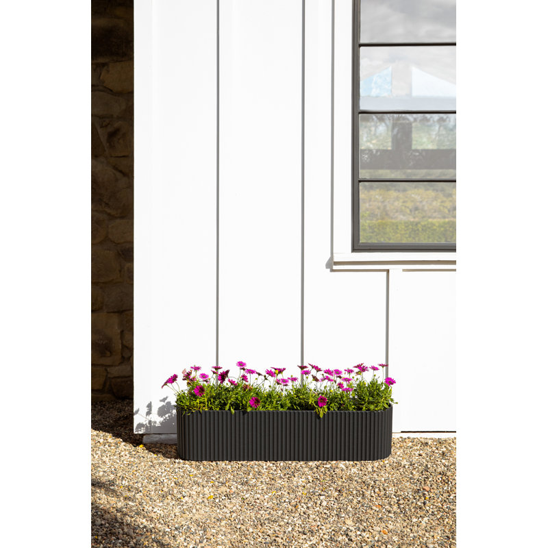 Veradek Demi Series Window Box 36" Planter, Black, 2