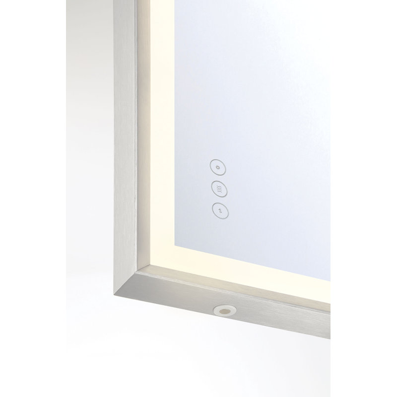 Artell Rectangular Mirror, 24" x 36", Silver