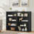 CD DVD Storage Cabinet, Bookcase, Adjustable Shelf 8-Layer Storage, Display Bookshelf, Home, Office, Multi-Functional Double-Layer Bookcase, Can Be Disassembled Into Two 4-Layer Storage Bookcases-951164224