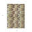 3' X 5' Chocolate Copper And Artichoke Green Abstract Washable Indoor Outdoor Area Rug