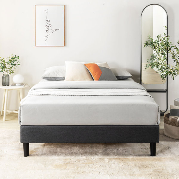 Kirwin Upholstered Metal Platform Bed & Reviews | Wayfair