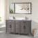 Monadnock 60" Double Bathroom Vanity Set with Mirror