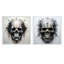 Art of the Skull - Ensemble de 2 collages carrés-1852707692-1852707681