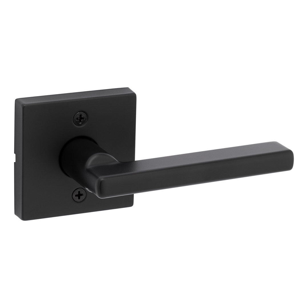Halifax Single Dummy Door Lever with Square Rosette Kwikset 