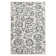 Bungalow Rose Macfarlane Blue/White Abstract Flower Indoor Polypropylene/Polyester Area Rug