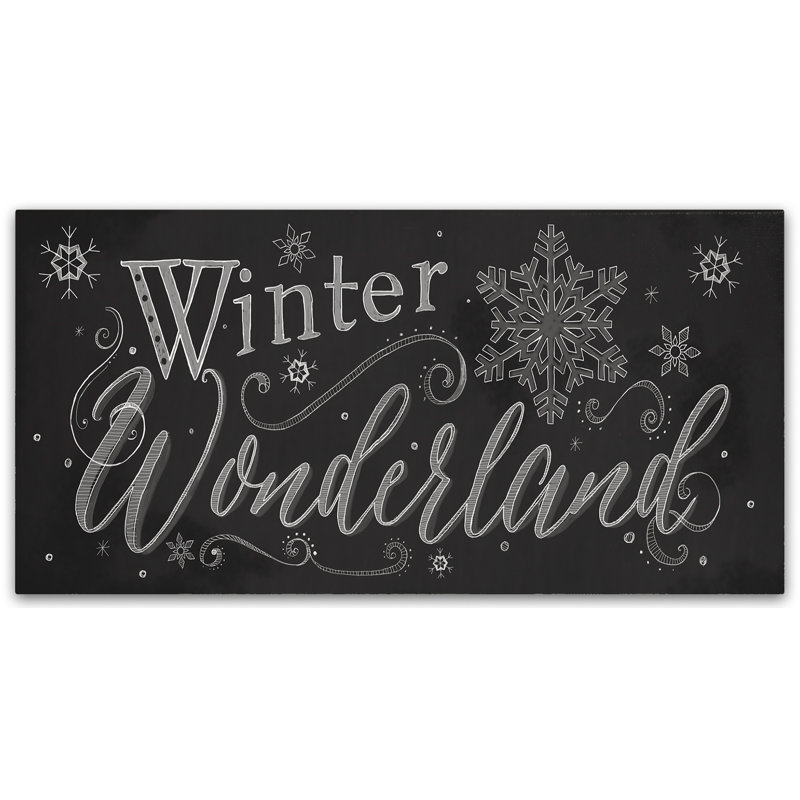 « craie winter », art textuel sur toile tendue, H 10 po x l 19 po