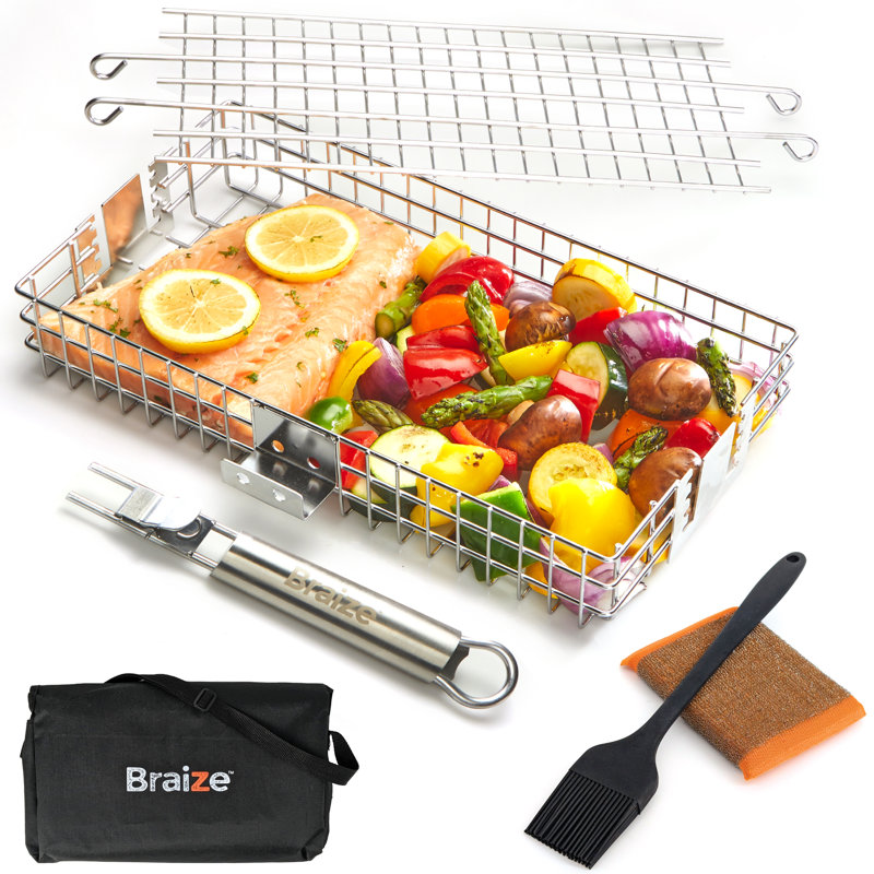 Panier de barbecue réglable