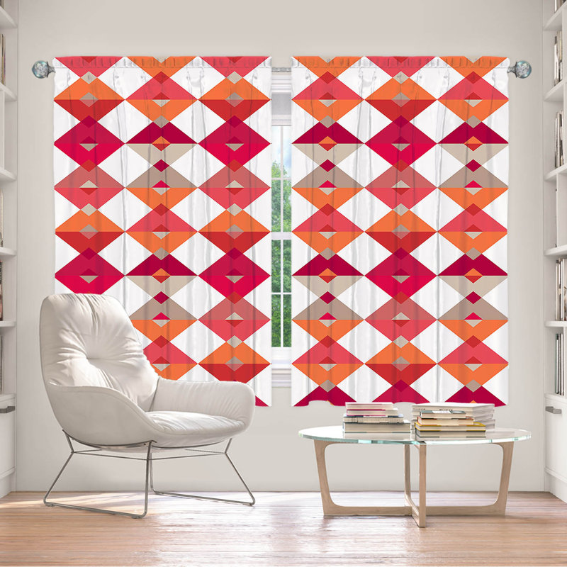 Rideau en polyester Kentfield, L 40 po x L 61 po
