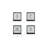 Caoimhe Metal Matte Picture Frame - Set of 4-2052915015