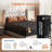 Gel Memory Foam Plush Mattress with Wool Topper-2062877076-2060729706