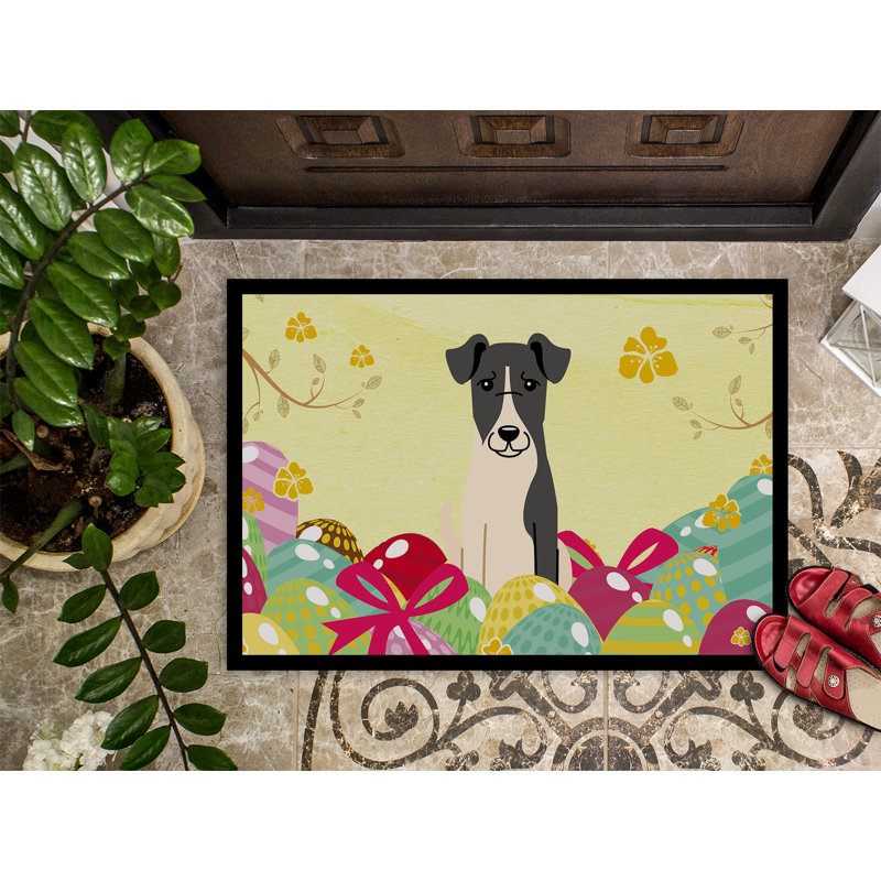 Saroyan Non-Slip Easter Outdoor Doormat, 18"W X 27"L
