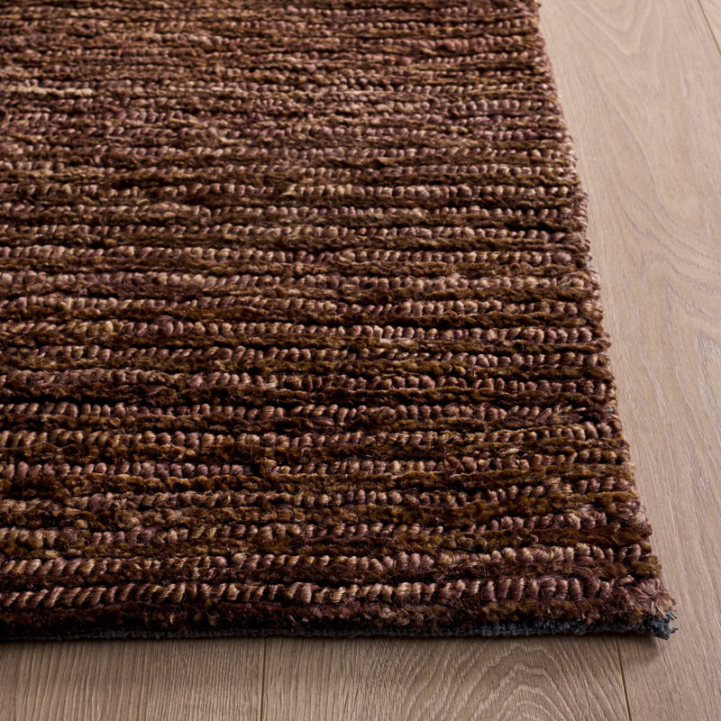 Tapis en jute de couleur unie Seden, Rectangle 9 pi x 12 pi