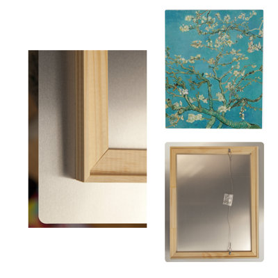 Almond Blossom (1890) — Portrait Metal Wall Art