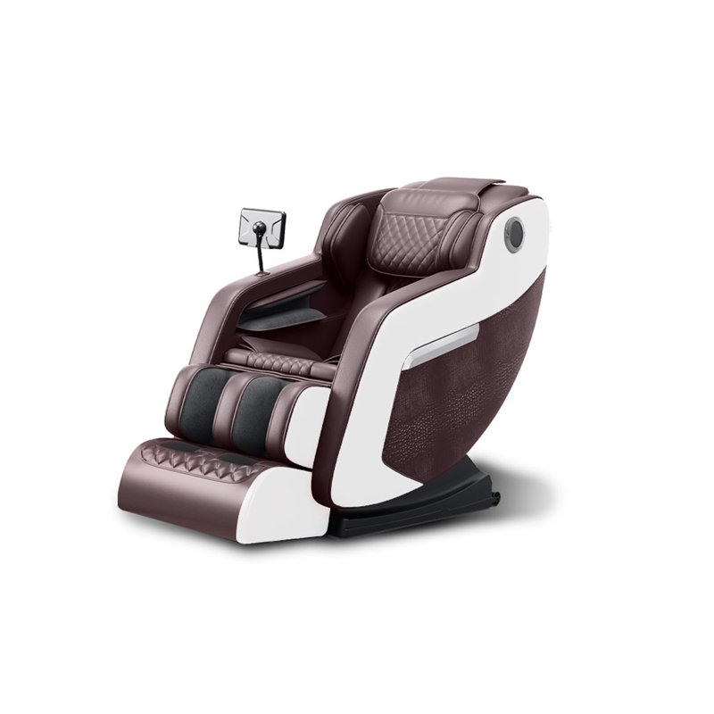 Fauteuil de massage Zero Gravity, Brun / Blanc