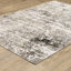 Tapis gris / ivoire à motif abstrait Gwern-1722974032
