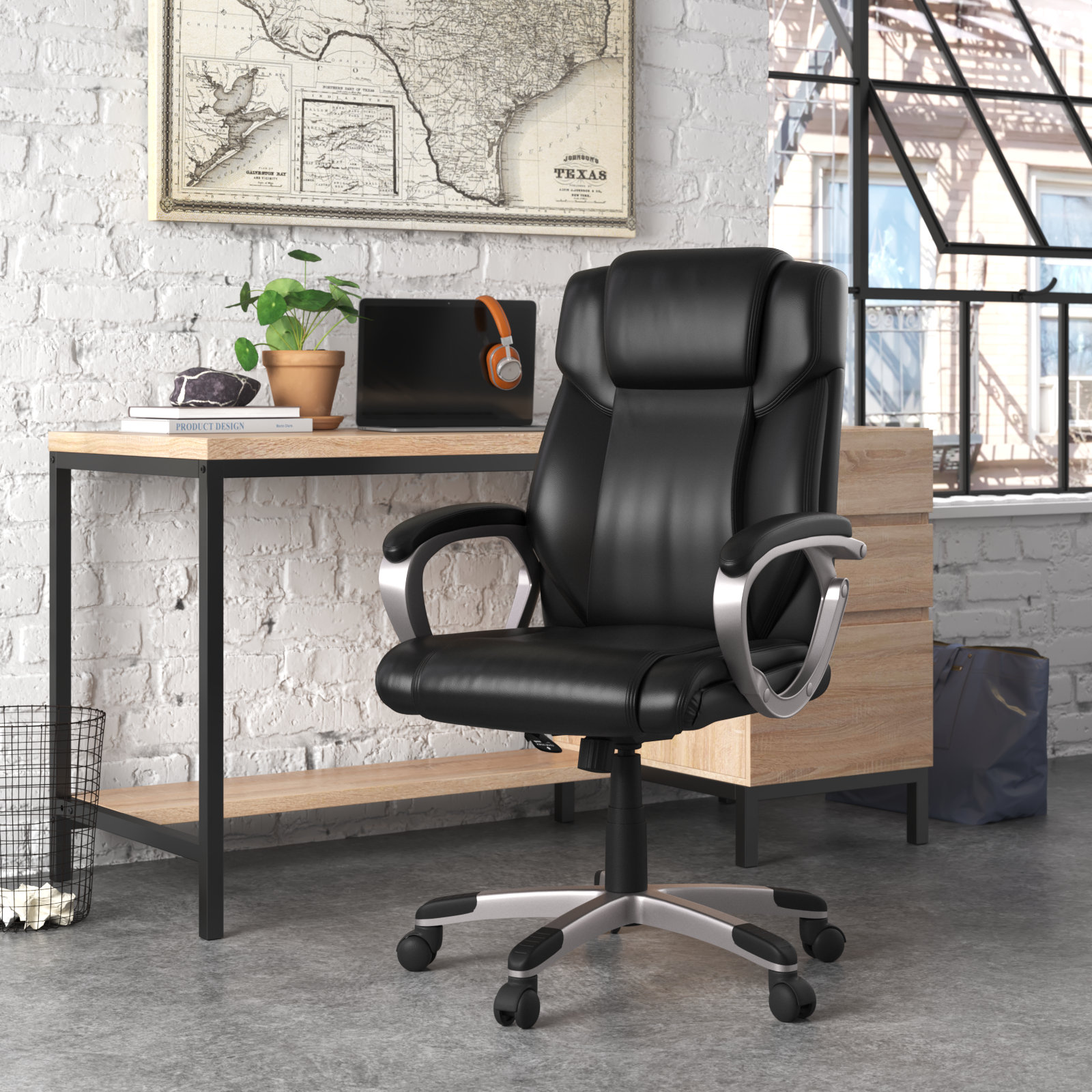 Executive Chair Office Chair With Rotating Arms High Back Exec