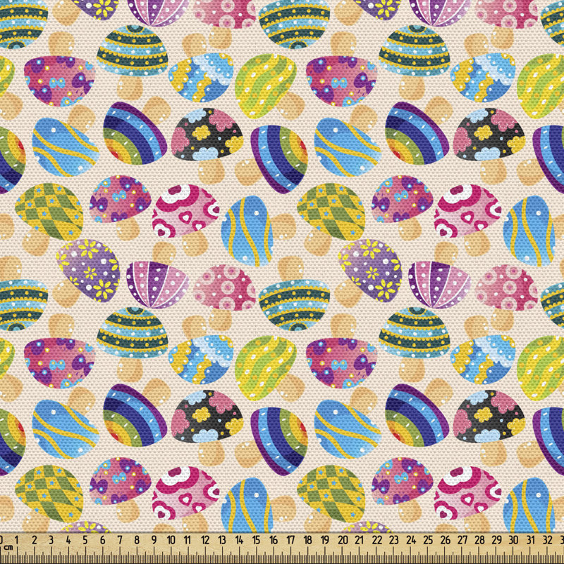 Multicolore, tissu décoratif Ambesonne par The Yard, l 58 po x L 180 po