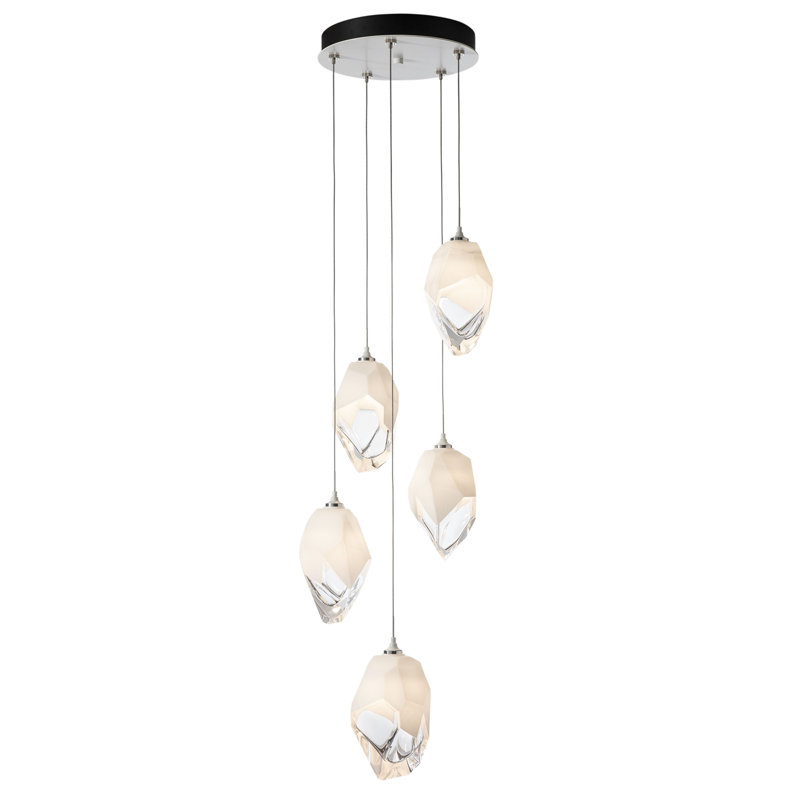 Chrysalis 5 - Light Cluster Pendant, White, White, 15" - 80"