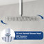 Robinet de douche complet à pression équilibrée avec valve brute-62488670