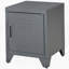 Table de bout de style industriel avec casier et tablette réglable pour le rangement de la chambre à coucher, du salon ou du bureau personnel-551448583