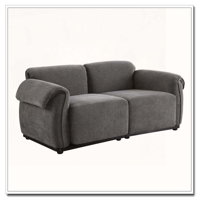 Canapé de 68,5 po de longueur, Gris