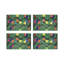 Xmas Vegan Leather Rectangle Placemats-50817891