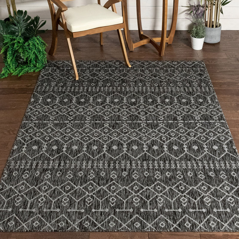 Tapis gris Marshanna, Rectangle 9 pi 3 po x 12 pi 6 po