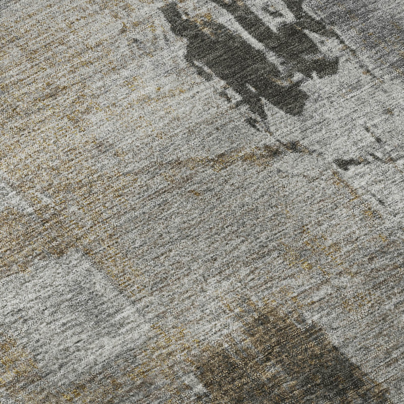 Premium Machine Washable Natoma AMF989 Abstract Rug, Rectangle 10' x 14'