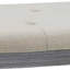 Banc rembourré capitonné beige clair Coastal
