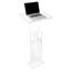 126.5cm Plastic / Acrylic Tabletop Lectern