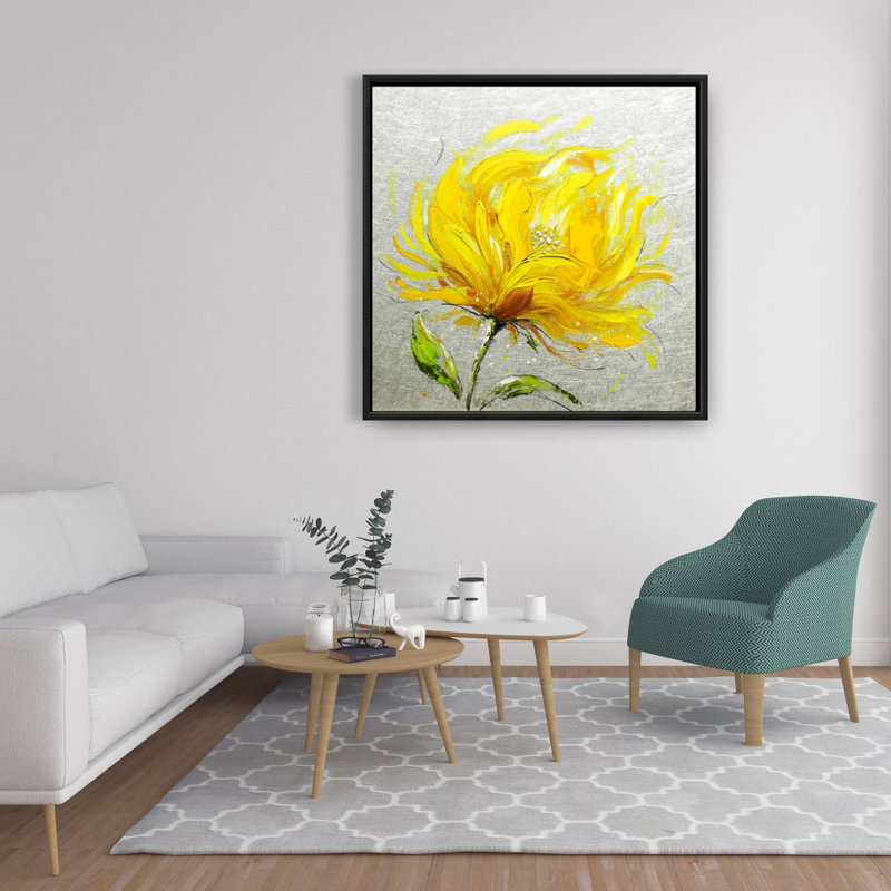 " Yellow Fluffy Flower "
