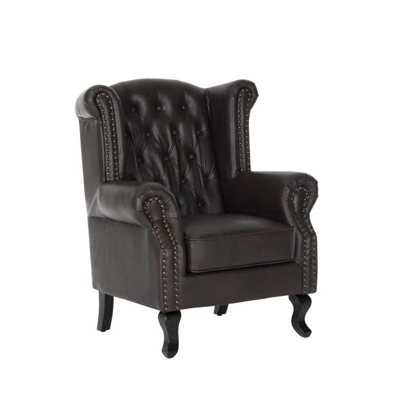 Balmoral Wingback Chair, Brown