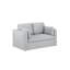 Newport Light Grey 2 Seater Sofa-968119241-968119244