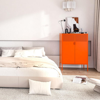 Steel 2 - Door Rectangle Accent Cabinet