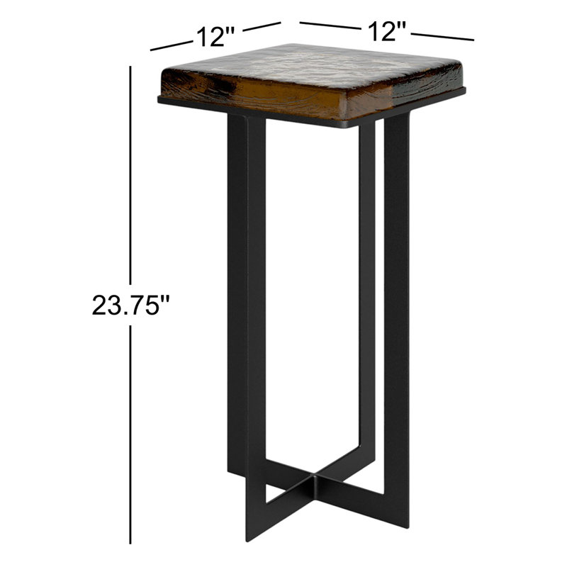 Giselle Glass End Table