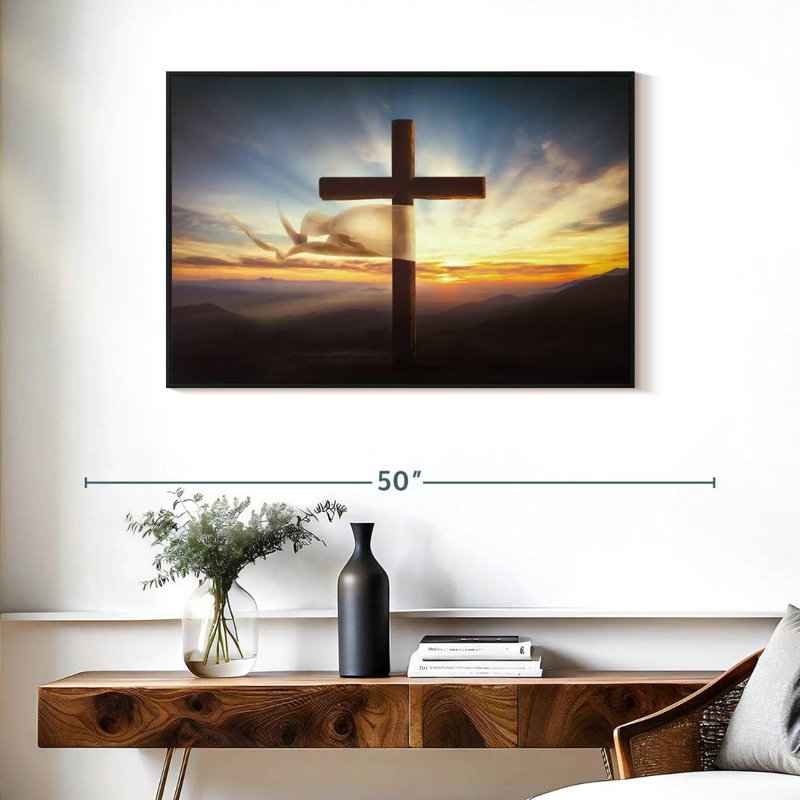 Adella Holy Cross, 25" H x 37" W