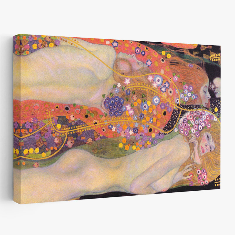 Water Serpents II - Museum Figurative, H 60 po x l 40 po