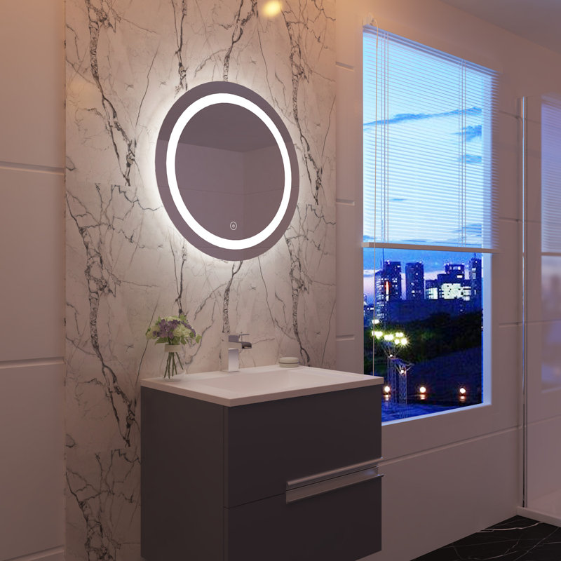 Arciniega Flat Wall Mirror, 60cm H x 60cm W